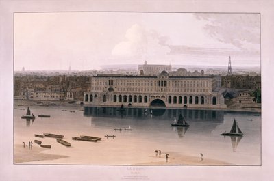 समरसेट हाउस, लंदन, 1804 द्वारा विलियम डेनियल