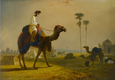 द हिर्कराहा ऊँट (पूर्वी भारत में एक दृश्य), 1832 द्वारा William Daniell