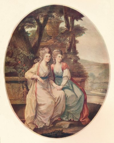 डचेस ऑफ डेवोनशायर और लेडी डनकॉनन, 1782 द्वारा विलियम डिकिन्सन