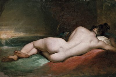 न्यूड मॉडल रीक्लाइनिंग द्वारा William Etty