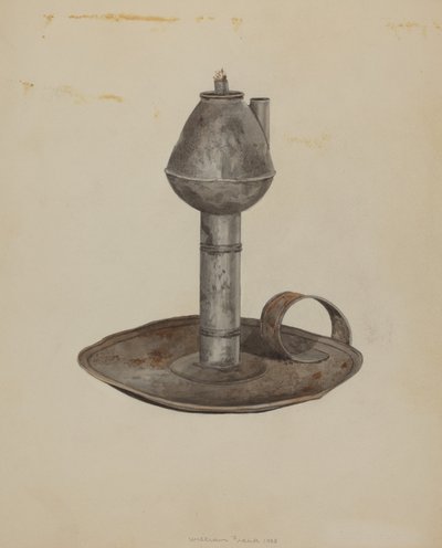 औपनिवेशिक चिराग, 1938। द्वारा विलियम फ्रैंक