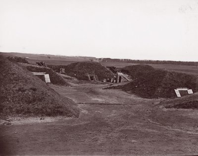 फोर्ट डार्लिंग, जेम्स नदी, 1865। द्वारा विलियम फ्रैंक ब्राउन।