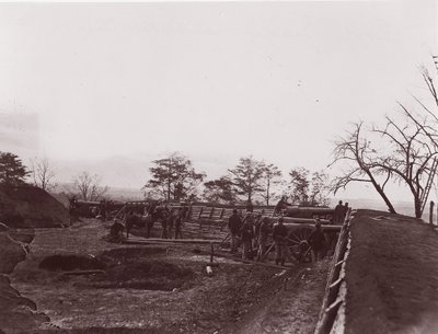 डच गैप, वर्जीनिया के पास। फोर्ट ब्रैडी, सीए। 1865. द्वारा विलियम फ्रैंक ब्राउन