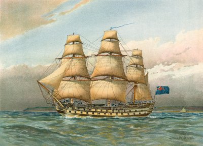 1760 के बारे में युद्ध पोत द्वारा William Frederick Mitchell