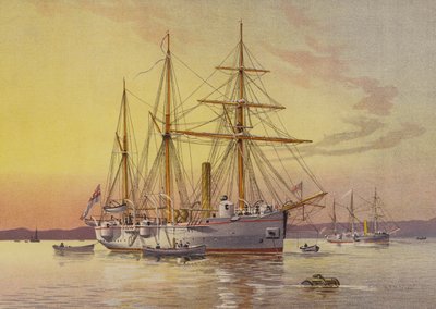 एचएमएस ब्रम्बल, प्रथम श्रेणी के गनबोट द्वारा William Frederick Mitchell