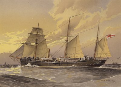 एचएमएस थ्रश, प्रथम श्रेणी के गनबोट द्वारा William Frederick Mitchell
