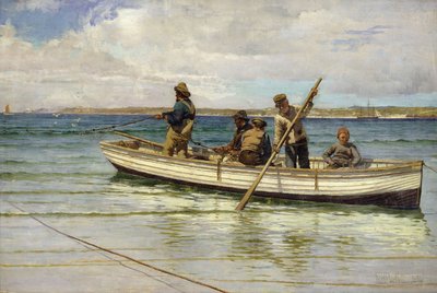 हाॅलिंग इन द कैच, 1884 द्वारा विलियम एच। बार्टलेट