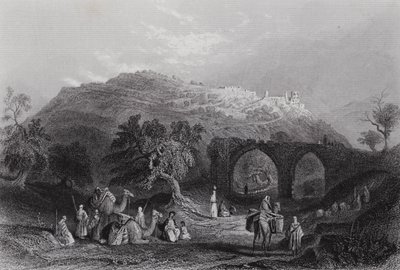 सामरिया की पहाड़ी (उत्कीर्णन) द्वारा विलियम एच। बार्टलेट