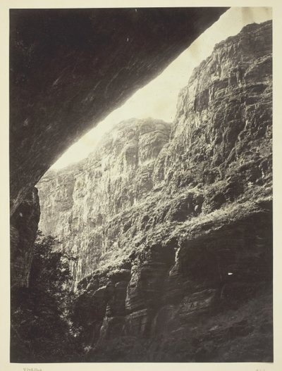 कानब वॉश, कोलोराडो नदी का कैनन, दक्षिण की ओर, 1872। द्वारा विलियम एच। बेल