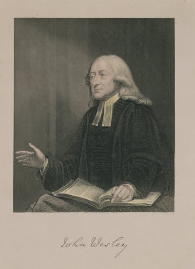 जॉन वेस्ले का चित्र (1703-91) विलियम हॉल (1807-71) पब द्वारा उत्कीर्ण किया गया। ए। Fullarton und कंपनी द्वारा द्वारा विलियम हैमिल्टन