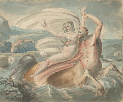 डियानिरा का अपहरण, 1770-80। द्वारा विलियम हैमिल्टन