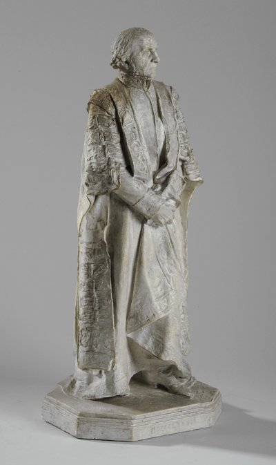 लंदन के स्ट्रैंड पर विलियम एवर्ट ग्लैडस्टोन की प्रतिमा के लिए Maquette, c.1905 (प्लास्टर) (876153 भी देखें) द्वारा विलियम हैमो थॉर्नक्रॉफ्ट