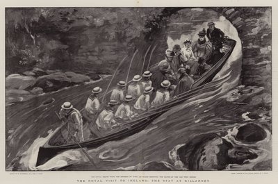 द रॉयल विजिट टू आयरलैंड, द स्टे एट किलार्नी द्वारा William Hatherell