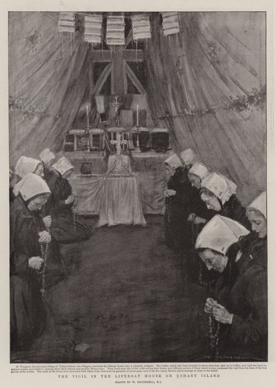 उशांत द्वीप पर लाइफबोट हाउस में विजिल द्वारा William Hatherell