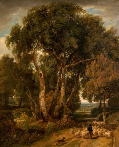 ड्राइविंग होम द फ्लॉक, 1806। द्वारा विलियम हैवेल