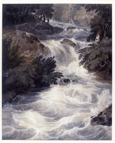 एम्बरसाइड पर झरना, एक खिड़की के माध्यम से देखा, 1807 द्वारा विलियम हैवेल