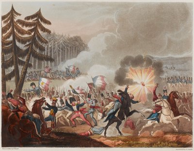 5 मार्च 1811 को बैरोसा की लड़ाई, जेसी स्टैडलर द्वारा उत्कीर्ण, 1818 (एक्वाटिंट) प्रकाशित द्वारा विलियम हीथ