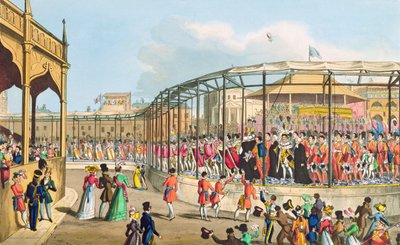 जॉर्ज IV, 1821 (जलीय) का राज्याभिषेक जुलूस द्वारा विलियम हीथ