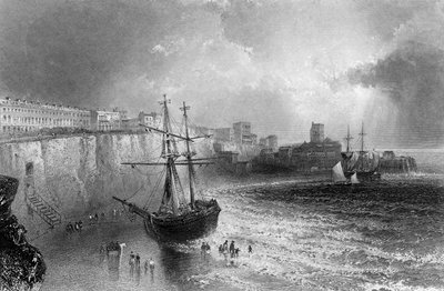ब्रॉडस्टेयर, केंट, रॉबर्ट ब्राडविंड द्वारा उत्कीर्ण, 1842 द्वारा विलियम हेनरी बार्टलेट