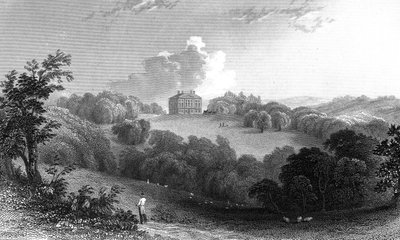 कॉप्स हॉल, एसेक्स, थॉमस गार्नर द्वारा उत्कीर्ण, 1832 द्वारा विलियम हेनरी बार्टलेट