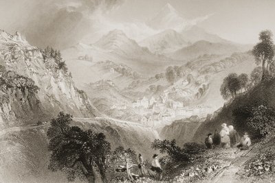 एनीस्कैरी, काउंटी विकलो, जॉर्ज पुण्य, 1860 के दशक के &39;दृश्यों और प्राचीन वस्तुओं&39; से द्वारा विलियम हेनरी बार्टलेट