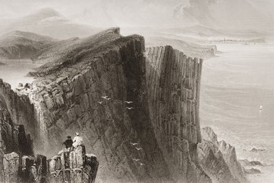 फेयरहेड, काउंटी एन्ट्रीम, उत्तरी आयरलैंड, जॉर्ज पुण्य, 1860 के दशक के &39;दृश्यों और प्राचीन वस्तुओं&39; से द्वारा विलियम हेनरी बार्टलेट