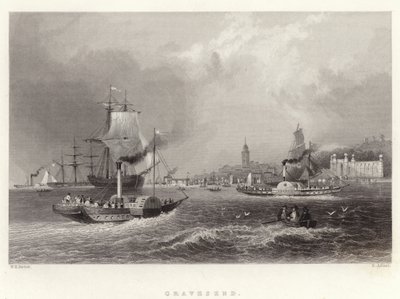 Gravesend द्वारा विलियम हेनरी बार्टलेट
