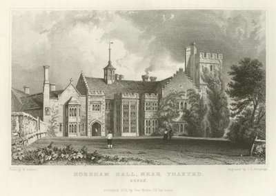 Horeham Hall, Thaxted, एसेक्स के पास द्वारा विलियम हेनरी बार्टलेट