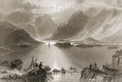 किलारी हार्बर, काउंटी मेयो, आयरलैंड, जार्ज पुण्य, 1860 के दशक के &39;दृश्यों और प्राचीन वस्तुओं&39; से द्वारा विलियम हेनरी बार्टलेट
