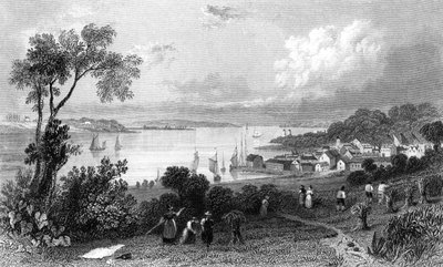 मैनिंगट्री, एसेक्स, चार्ल्स मोत्रम द्वारा उत्कीर्ण, 1832 द्वारा विलियम हेनरी बार्टलेट