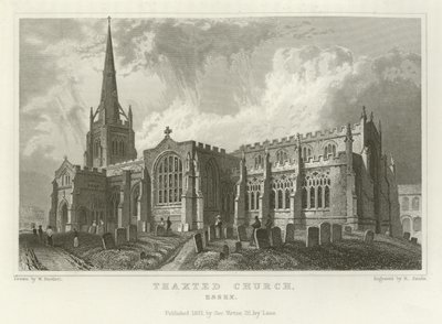 Thaxted चर्च, एसेक्स द्वारा विलियम हेनरी बार्टलेट