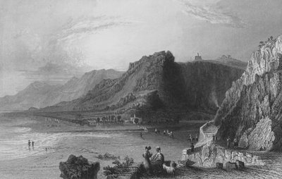 नाहर-एल-केल्ब, या नदी का कुत्ता, जो यरूशलेम और एंटीओक के पेट्रियार्च को अलग करता है द्वारा विलियम हेनरी बार्टलेट