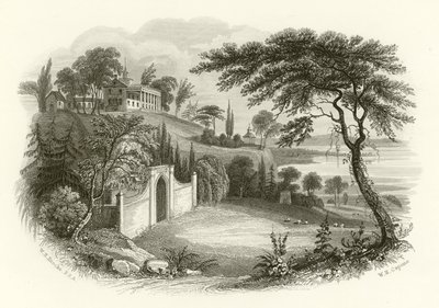 पोटोमैक पर वाशिंगटन, माउंट वर्नोन का निवास और मकबरा द्वारा विलियम हेनरी ब्रुक
