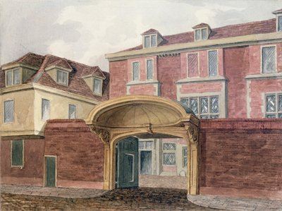 ओल्ड विनचेस्टर हाउस में प्रवेश, 1839 द्वारा विलियम हेनरी ब्राउन