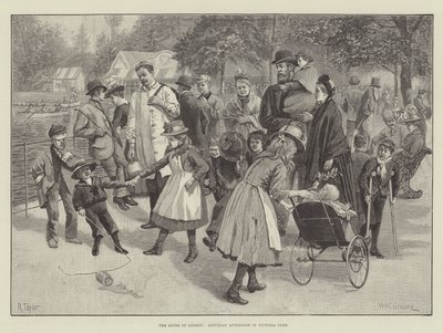 लंदन के फेफड़े, शनिवार दोपहर विक्टोरिया पार्क में द्वारा विलियम हेनरी चार्ल्स ग्रोम