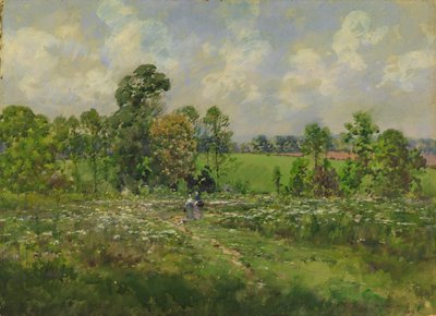 फूलदार घास का मैदान, 1910। द्वारा विलियम हेनरी होम्स