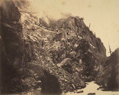 रियो लास एनिमास के कैन्यन, सी। 1882-1886। द्वारा विलियम हेनरी जैक्सन
