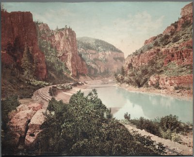 इको क्लिफ्स, ग्रैंड रिवर कैनियन, 1890s। द्वारा विलियम हेनरी जैक्सन