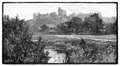 विंडसर कैसल, 1900। द्वारा विलियम हेनरी जेम्स नाव