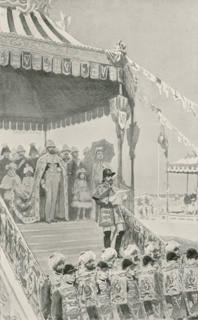 दिल्ली में महारानी को भारत की महारानी घोषित किया गया द्वारा विलियम हेनरी मार्गेसन