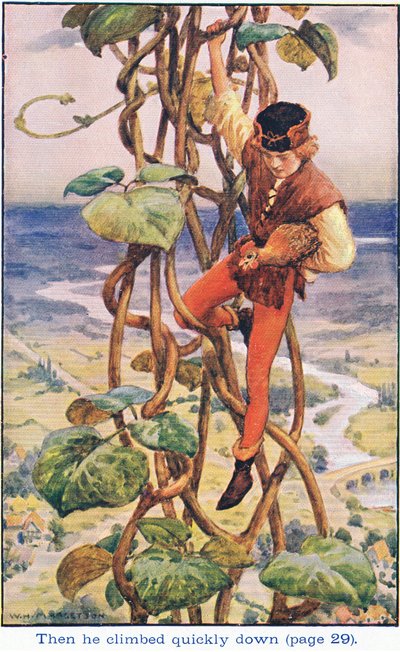 फिर वह चुपचाप, जैक और बीनस्टॉक, 1925 पर चढ़ गया द्वारा विलियम हेनरी मार्गेसन