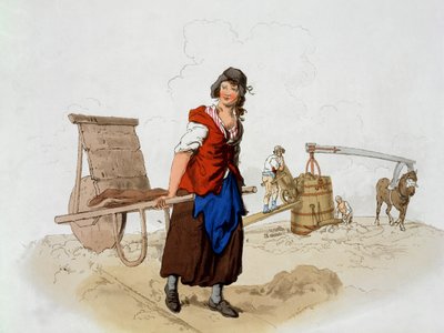 ब्रिक मेकर, &39;कॉस्ट्यूम ऑफ़ ग्रेट ब्रिटेन&39;, विलियम मिलर, 1805 द्वारा प्रकाशित द्वारा विलियम हेनरी Pyne