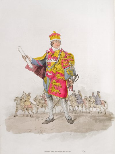 हेराल्ड, ald कॉस्ट्यूम ऑफ़ ग्रेट ब्रिटेन ’, विलियम मिलर द्वारा प्रकाशित, 1805 द्वारा विलियम हेनरी Pyne
