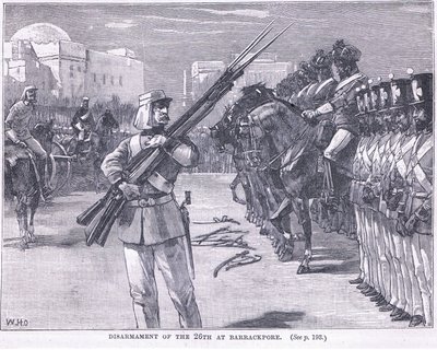 बैरकपुर में 1857 ई। में 26 वें का निरस्त्रीकरण द्वारा William Heysham Overend