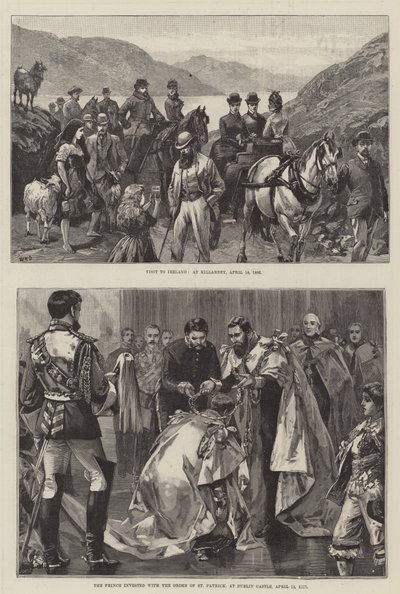 आयरलैंड का शाही दौरा द्वारा विलियम हेशम ओवरेंड