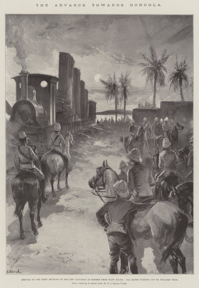 डोंगोला की ओर अग्रसर द्वारा William Heysham Overend