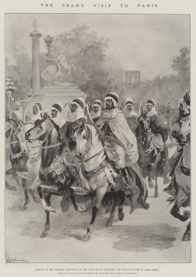 Czar की पेरिस यात्रा द्वारा विलियम हेशम ओवरेंड