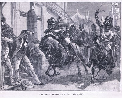 दिल्ली 1857 ई। में विद्रोही सिपाही द्वारा William Heysham Overend