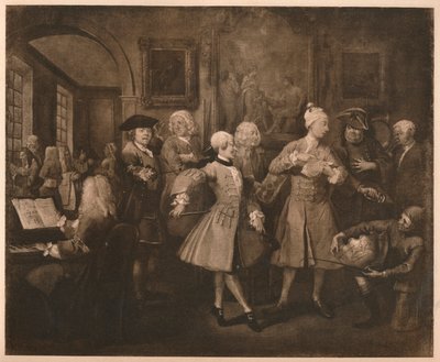 अ रेक प्रोग्रेस - 2: द लेवी, 1733। द्वारा विलियम होगार्थ