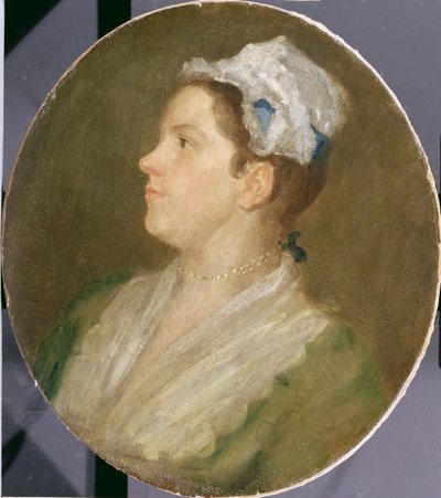 ऐनी हॉगर्थ (1701-71), c.1740 (पूर्व संरक्षण) (देखें 174878) द्वारा विलियम होगार्थ
